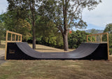 4ft High (120cm) Outdoor Half Pipe