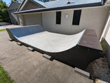 2.5ft High (78cm) Outdoor Half Pipe