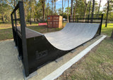 4ft High (120cm) Outdoor Half Pipe