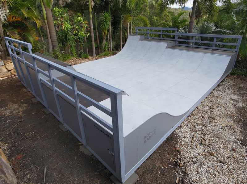 Pro Skate Composite Skate Ramp Surface in Light concrete colour material